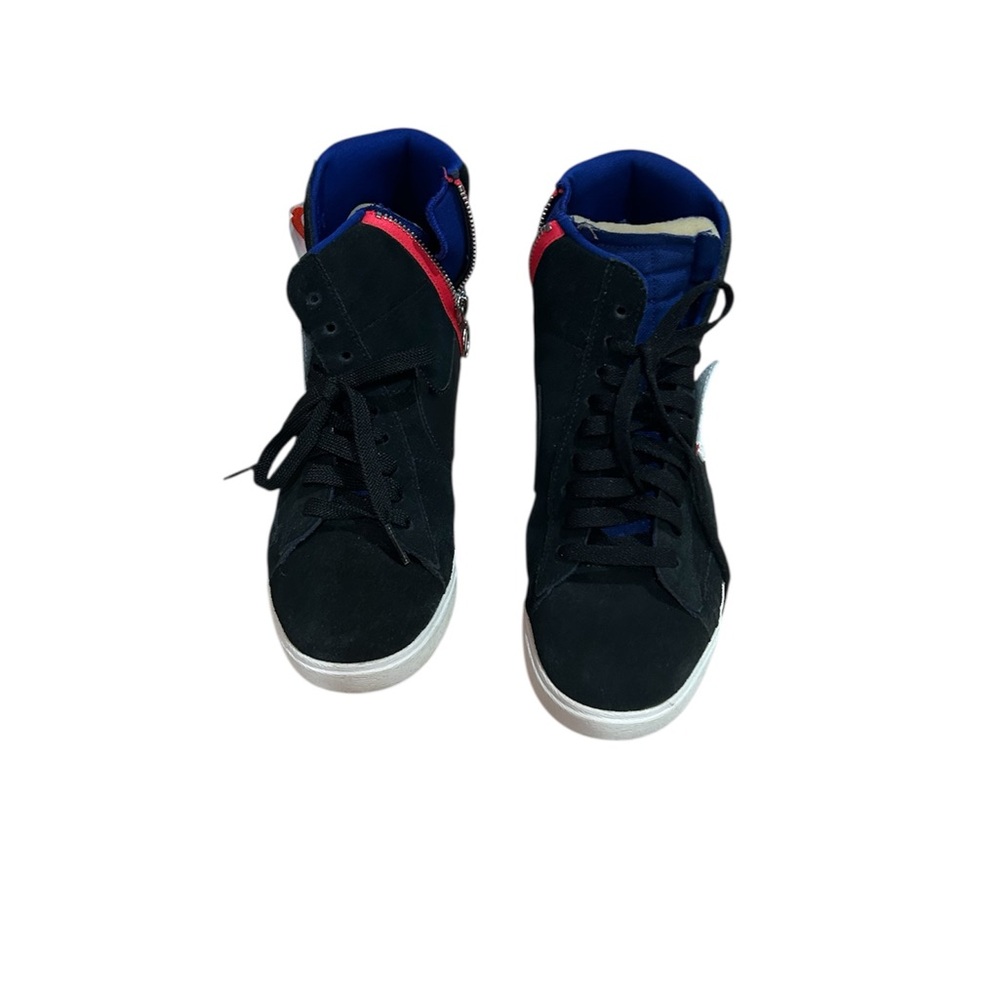 Nike  blazer mid rebel Black and Blue women's High-Top Sneakers